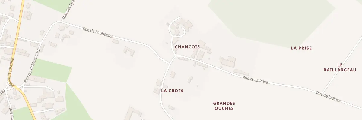 Plan du 1 Rue des Grandes Ouches à La Brousse