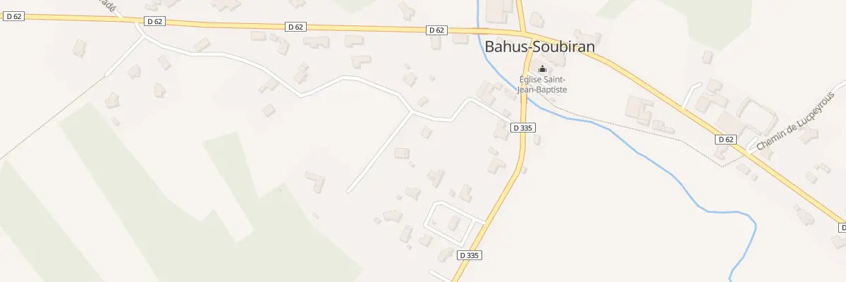 Plan du 109 Che du Sabla à Bahus-Soubiran