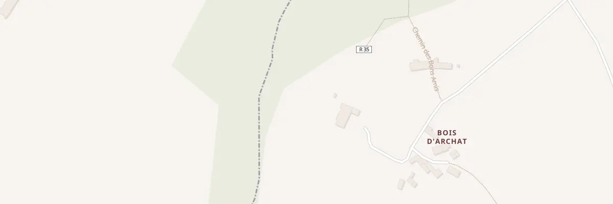 Plan du 13 Imp du Bois d’Archat à Allas-Champagne