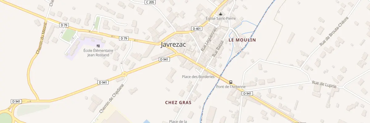 Plan du 7 Rue de Saintes à Javrezac