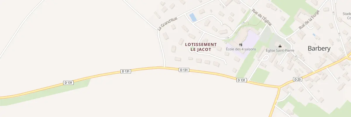 Plan du 5011 Imp du Petit Louvre à Barbery