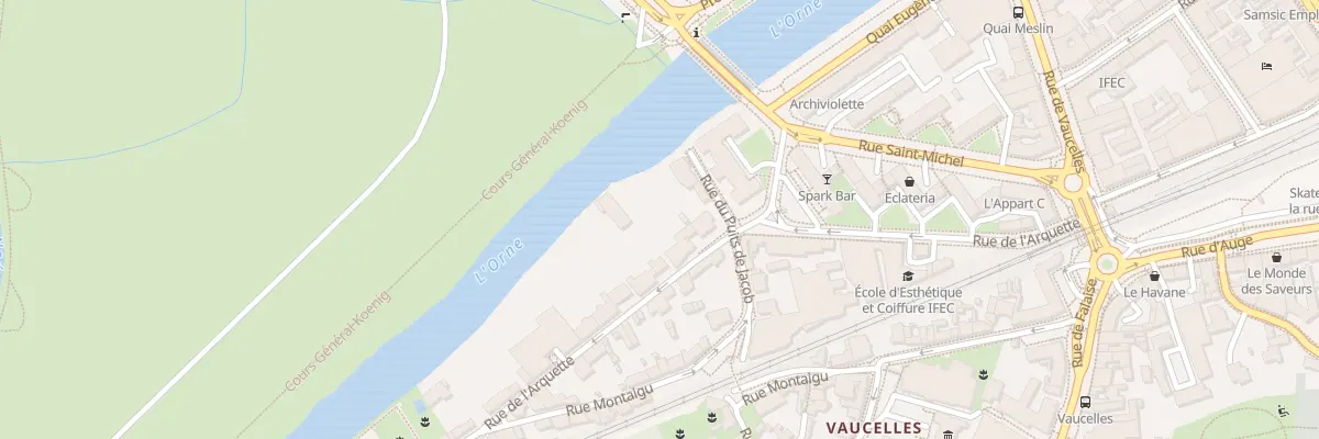 Plan du 40 Rue de l’Arquette à Caen