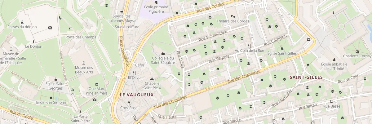 Plan du 4B Rue Leroy à Caen