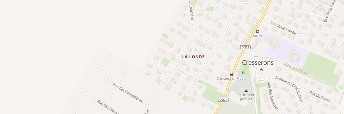 Plan du 6 Rue des Lys à Cresserons