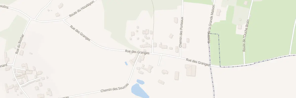 Plan du 5 Rue des Granges à Blaison-Saint-Sulpice