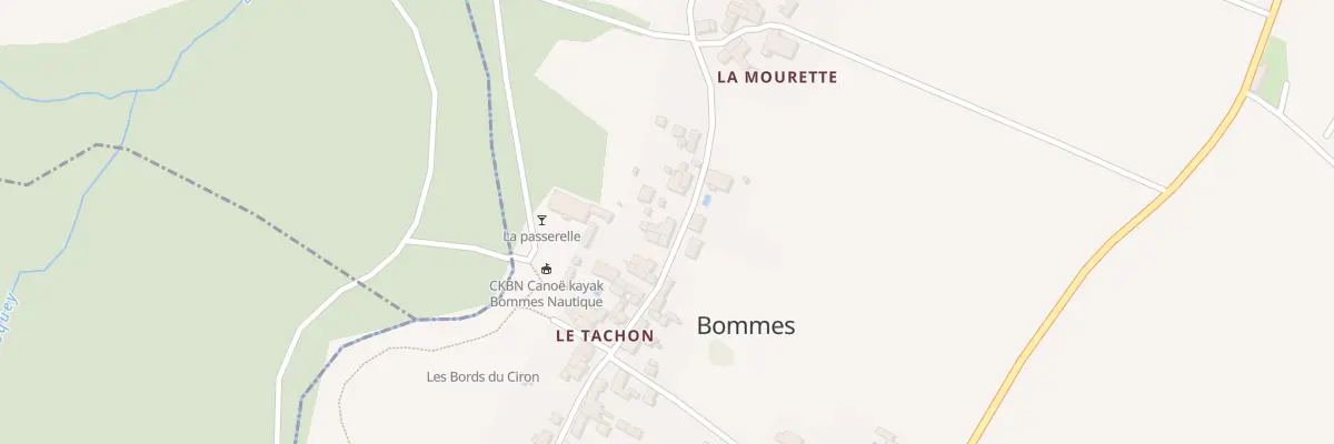 Plan du 1155 Rte des Bords du Ciron à Bommes