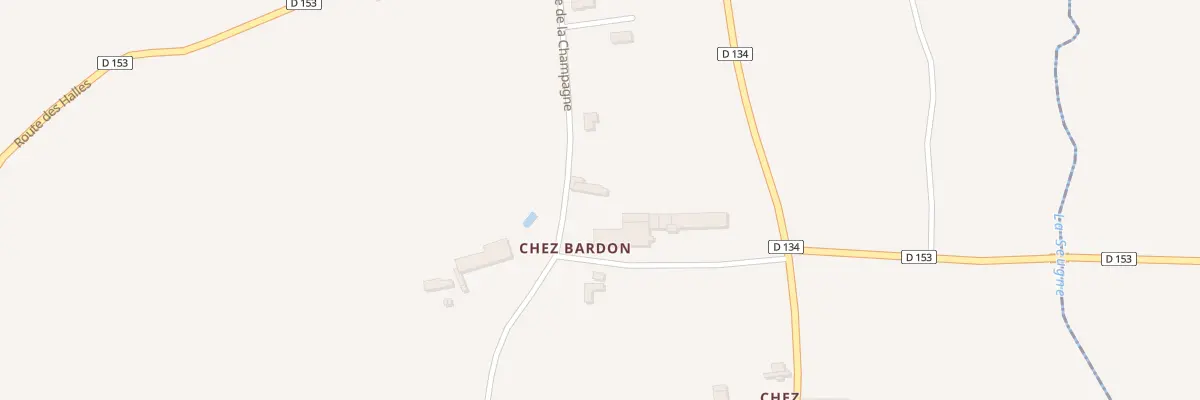 Plan du 5020 Chez Bardon à Chaunac