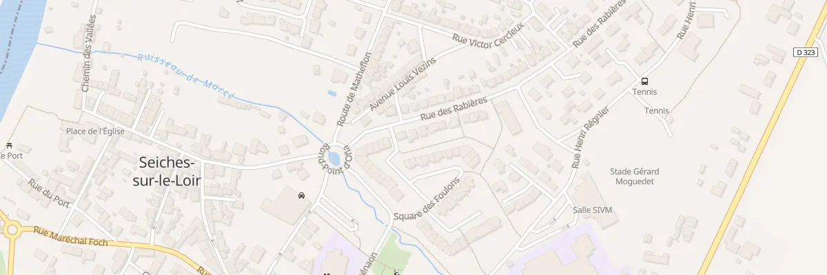 Plan du 6B Rue des Rabières à Seiches-sur-le-Loir