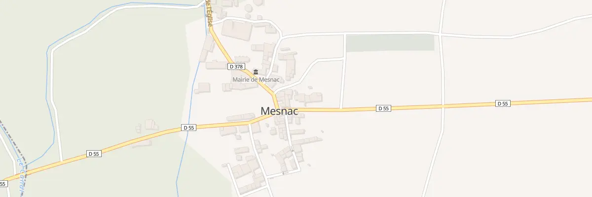 Plan du 76 Rte de Coulonges à Mesnac