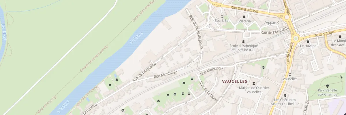 Plan du 25 Rue de l’Arquette à Caen