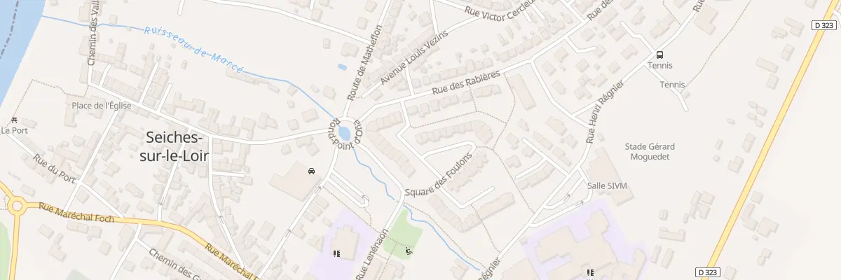 Plan du 17 Sq des Foulons à Seiches-sur-le-Loir