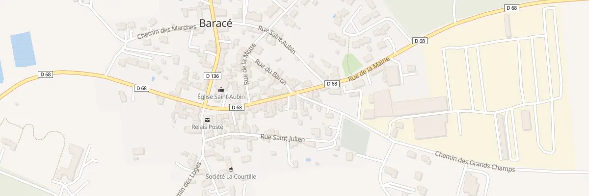 Plan du 22 Rue de la Mairie à Baracé