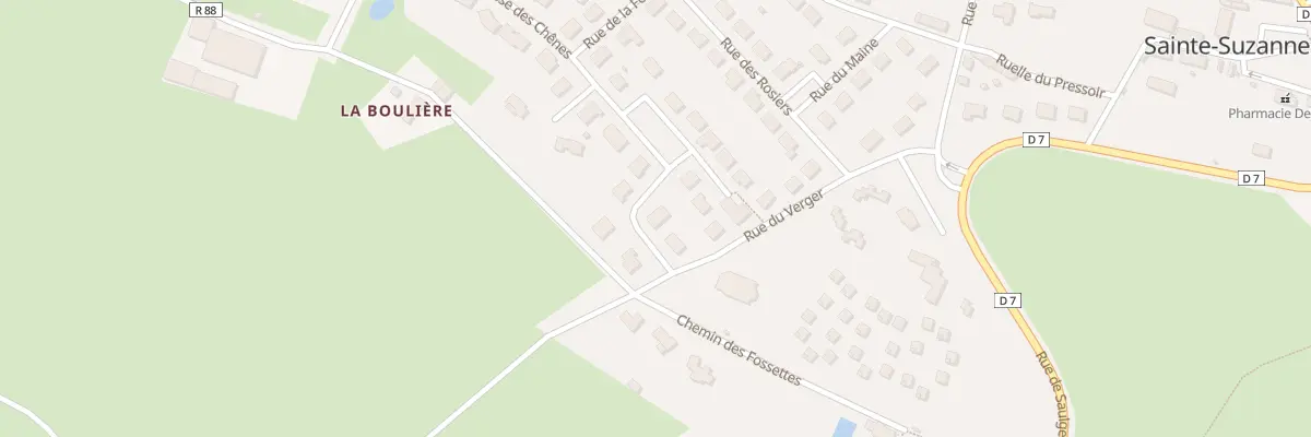 Plan du 4 Rue du Doc Kelle à Sainte-Suzanne-et-Chammes