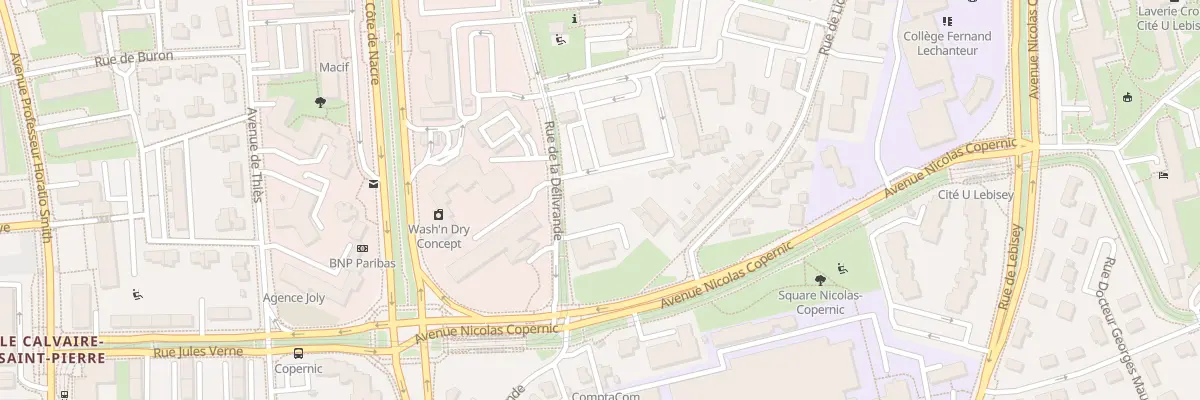 Plan du 170 Rue de la Délivrande à Caen