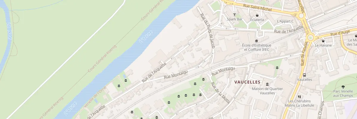 Plan du 27 Rue de l’Arquette à Caen