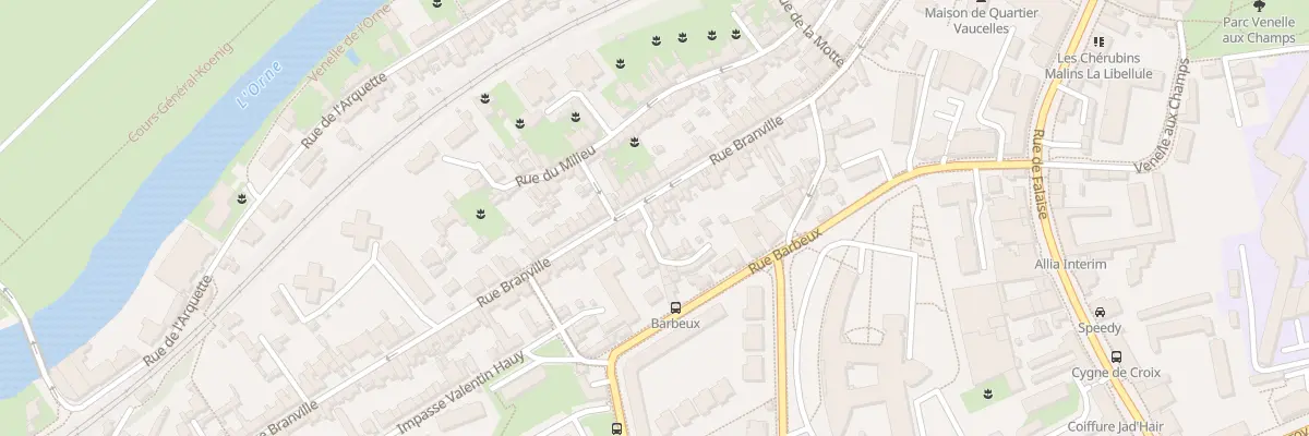 Plan du 53 Rue Branville à Caen