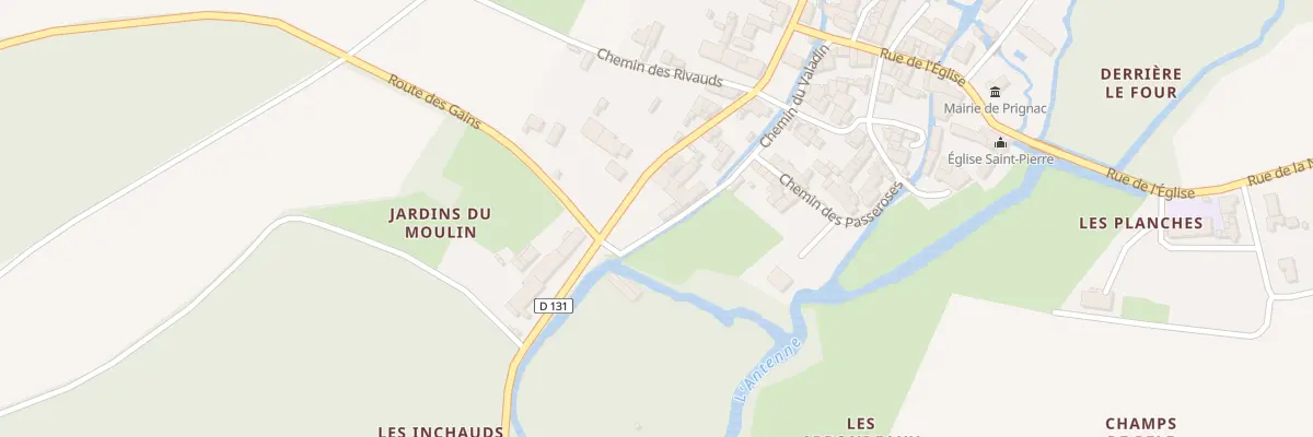 Plan du 5030 Le Bourg à Prignac