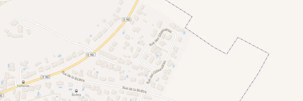 Plan du 30 Rue des Gibeaudries à Chauray