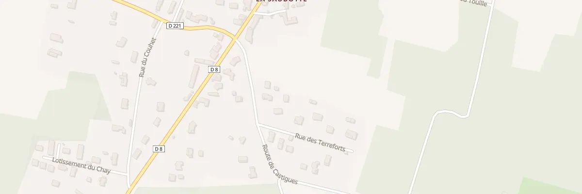 Plan du 3 Rte de Castigues à Noaillan