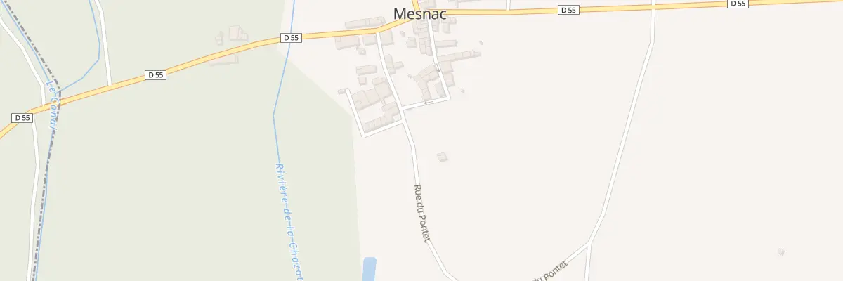 Plan du 113 Rue du Pontet à Mesnac