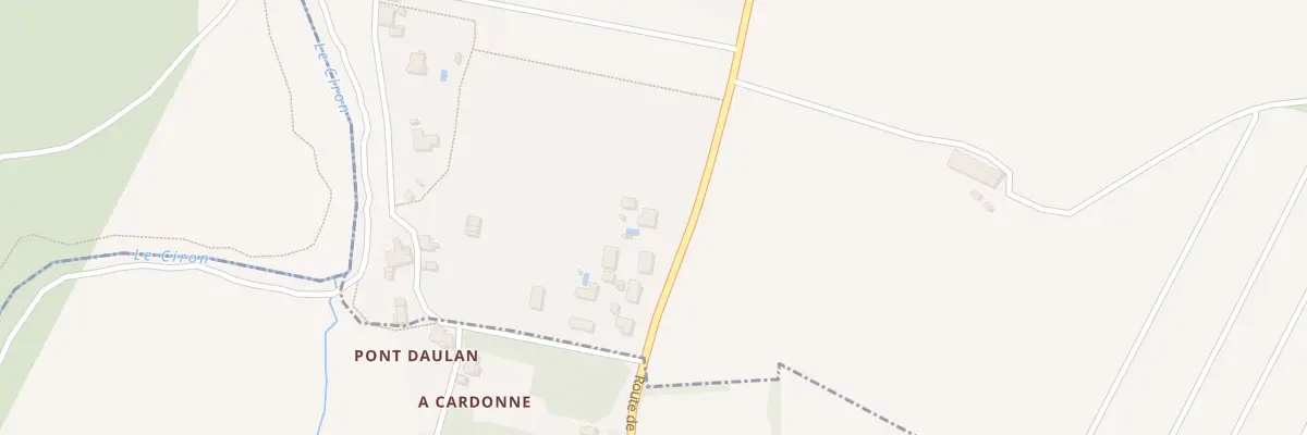 Plan du 12 Le Pont Daulan à Bommes