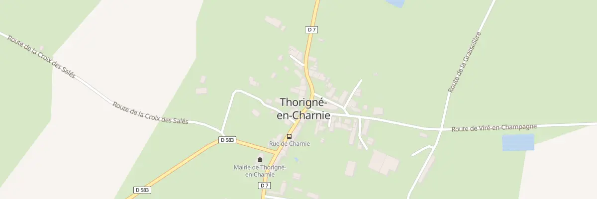 Plan du 13 Rue de la Charnie à Thorigné-en-Charnie