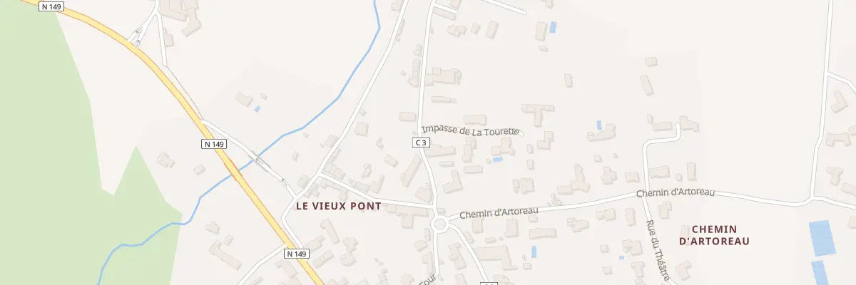 Plan du 10 Rte de la Priaudiere à Chiché