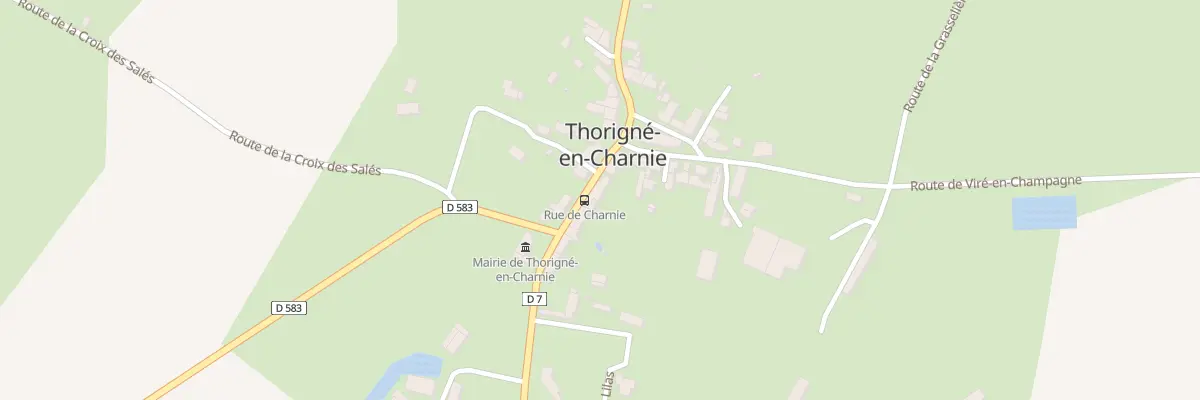 Plan du 12 Rue de la Charnie à Thorigné-en-Charnie