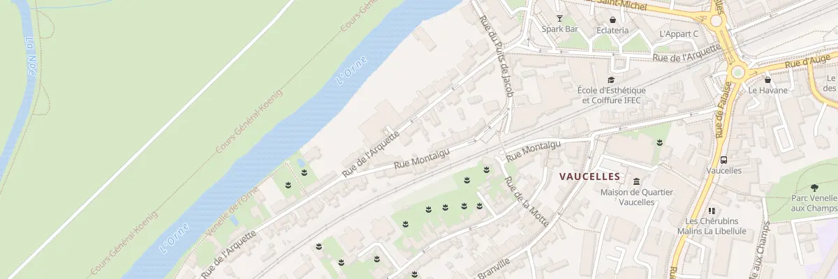 Plan du 29 Rue de l’Arquette à Caen