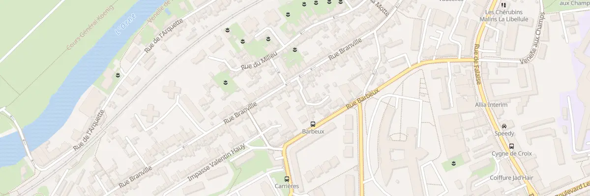 Plan du 57 Rue Branville à Caen