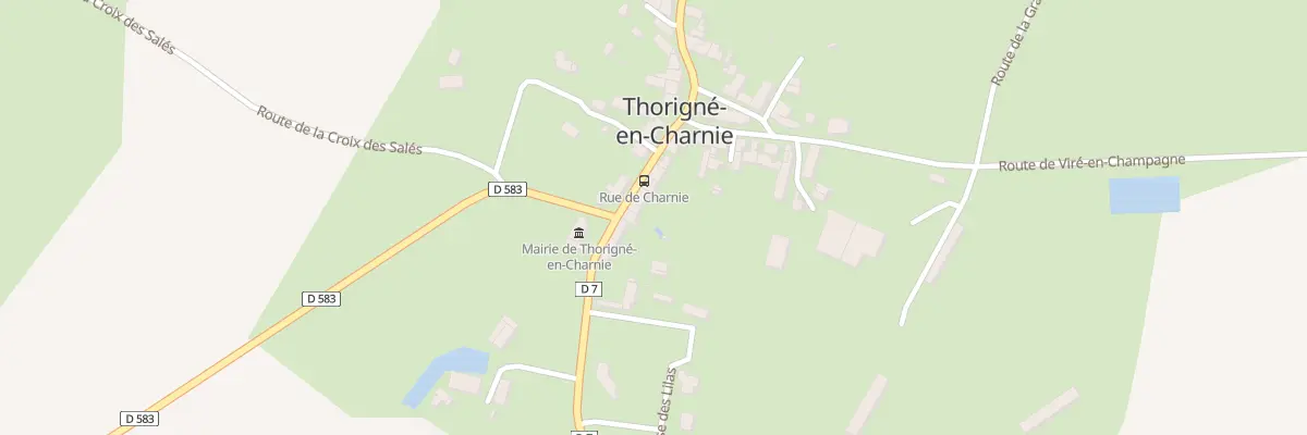 Plan du 8 Rue de la Charnie à Thorigné-en-Charnie