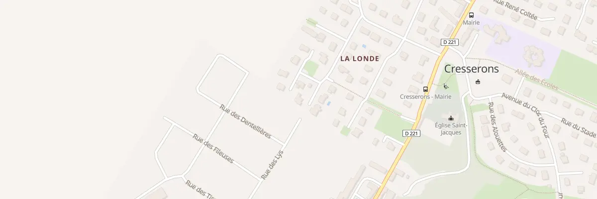 Plan du 8 Rue des Lys à Cresserons