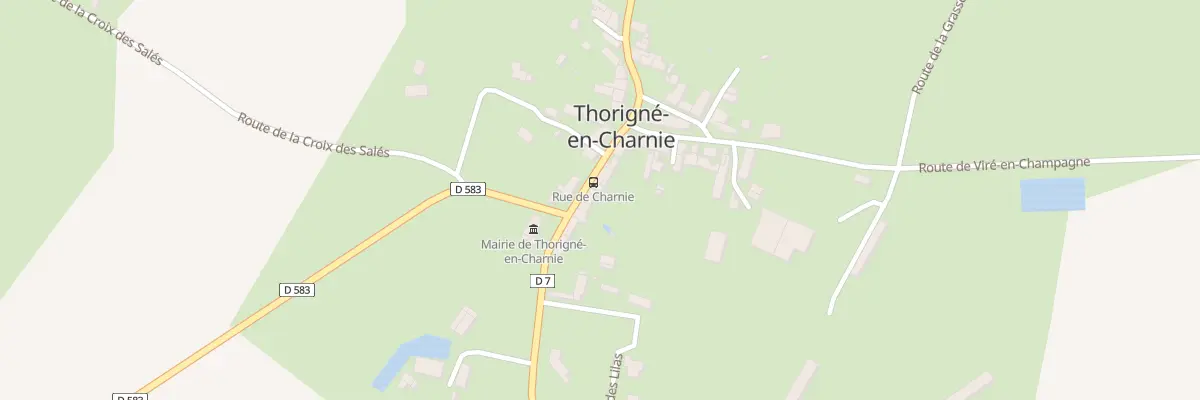 Plan du 10 Rue de la Charnie à Thorigné-en-Charnie
