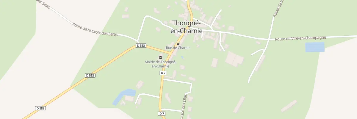 Plan du 4 Rue de la Charnie à Thorigné-en-Charnie