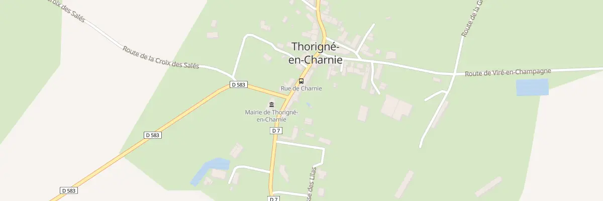 Plan du 5038 Le Bourg à Thorigné-en-Charnie