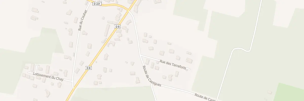 Plan du 3 Rue des Terreforts à Noaillan