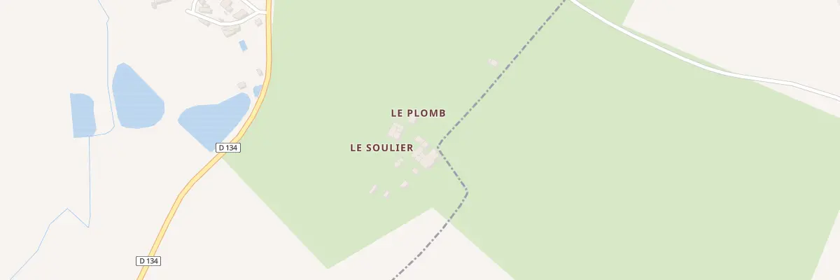 Plan du 5223 Le Soulier à Allonne