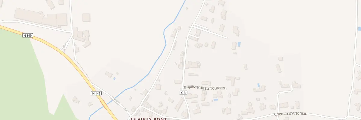 Plan du 19 Rte de la Priaudiere à Chiché