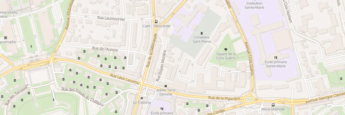 Plan du 16 Rue Doyen Morière à Caen