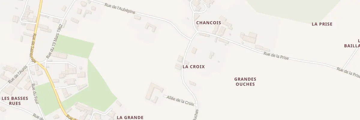 Plan du 6 Rue des Grandes Ouches à La Brousse