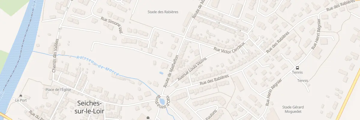 Plan du 6 Rte de Matheflon à Seiches-sur-le-Loir