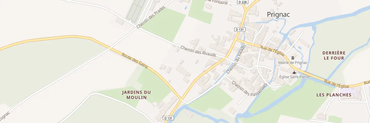 Plan du 12 Rte des Gains à Prignac