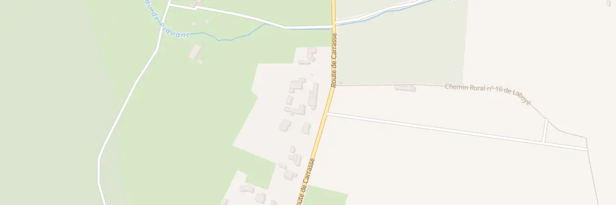 Plan du 12 Rte de Carasse à Sauternes