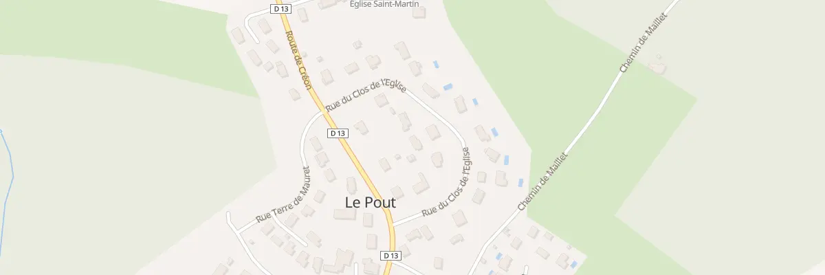 Plan du 18 Lot Le Clos de l’Eglise au Pout