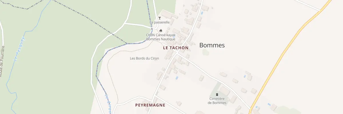 Plan du 28 Le Tachon à Bommes