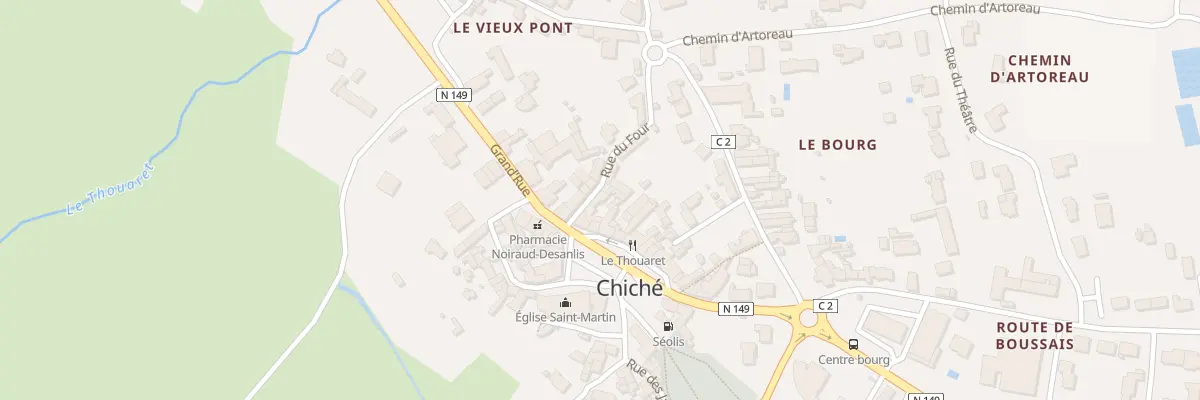 Plan du 6 Rue du Four à Chiché