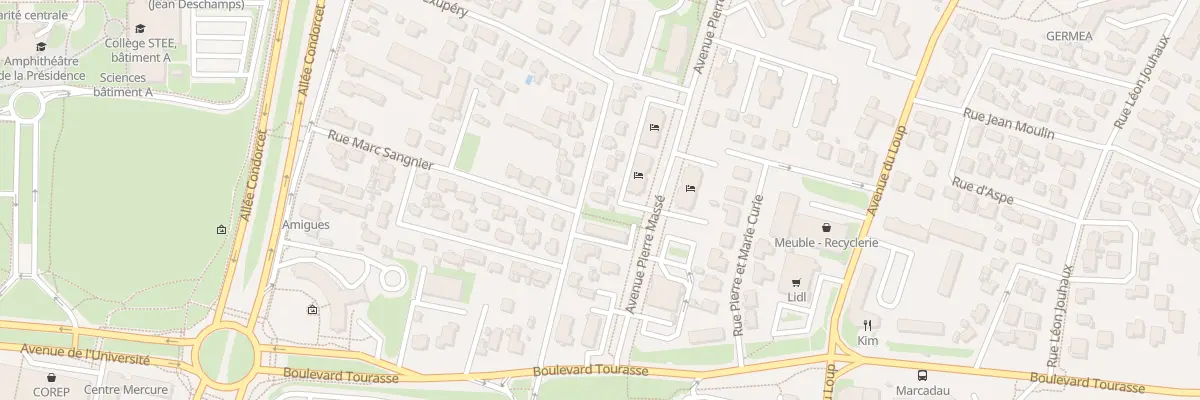 Plan du 14 Rue Saint Exupery à Pau