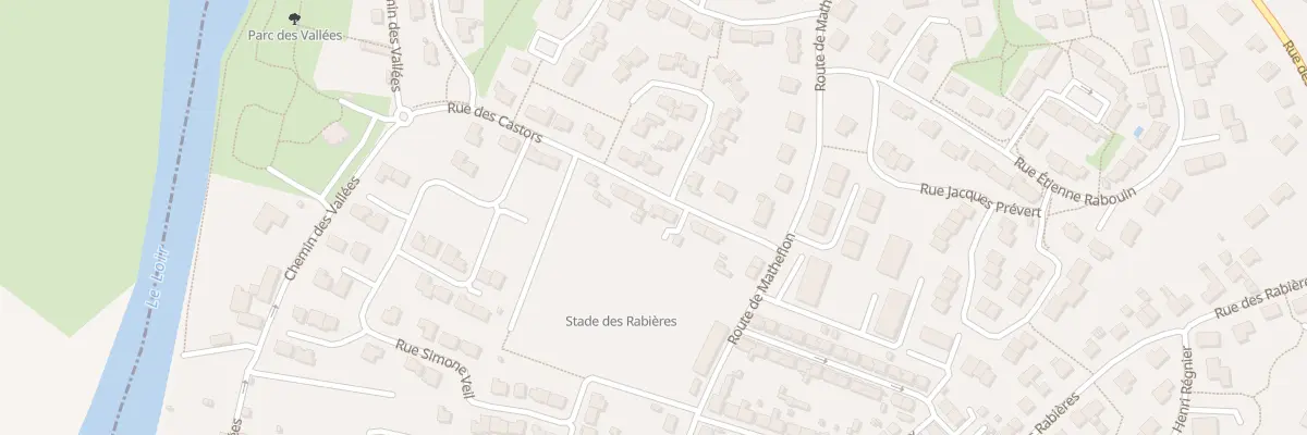 Plan du 7 Rue des Castors à Seiches-sur-le-Loir