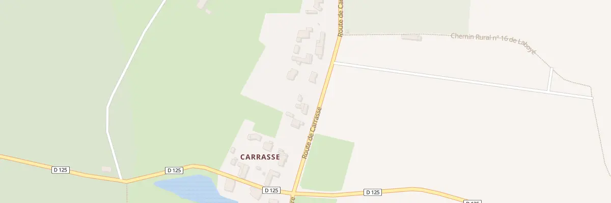 Plan du 22 Rte de Carasse à Sauternes