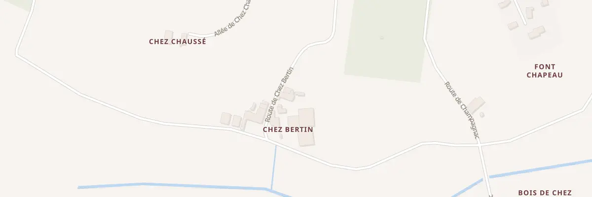 Plan du 5025 Chez Bertin à Meux